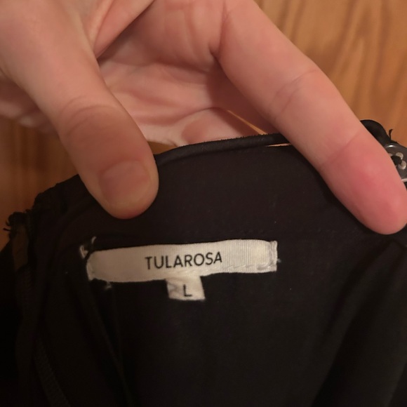 Tularosa Bellini Sequin Black and Silver Women's Dress Black Burst - Picture 7 of 9